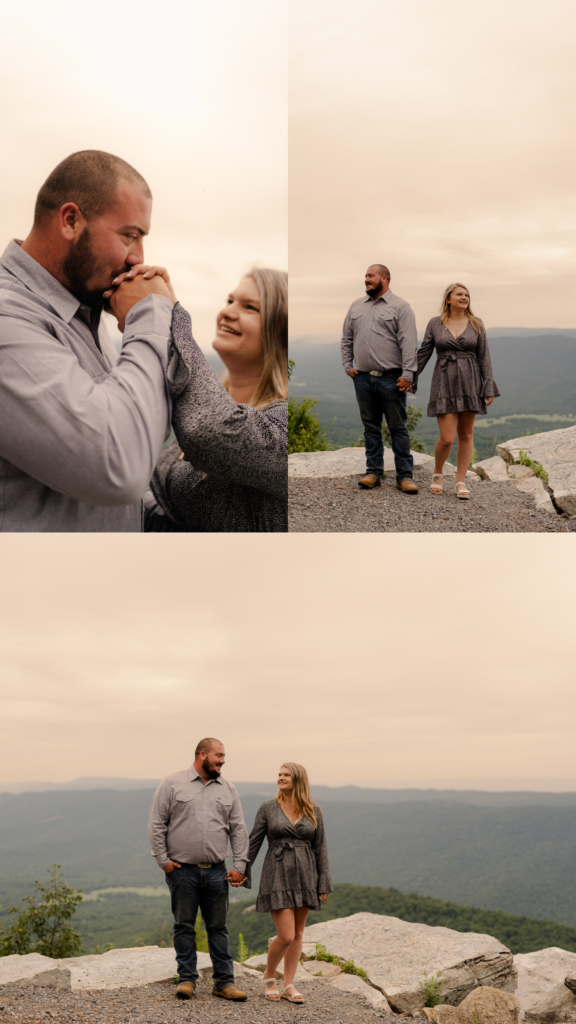 Easy couples engagement photo poses ideas in Chambersburg, PA