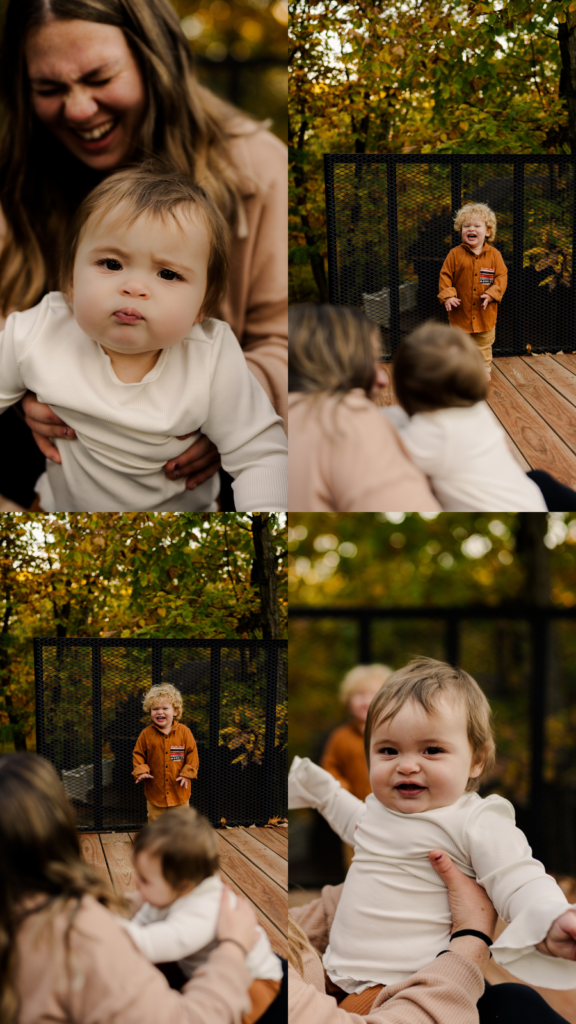 Fall family photos with kids in Chambersburg, PA